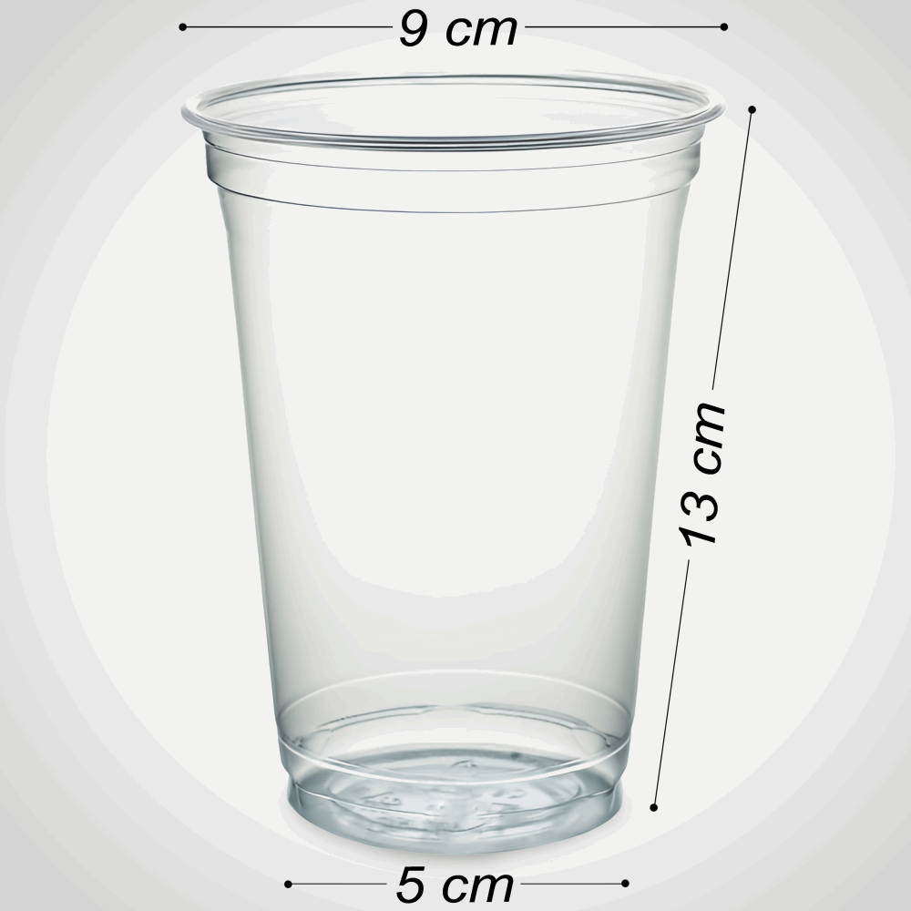 تك اوي/ كوب 16 اونز شفاف k
