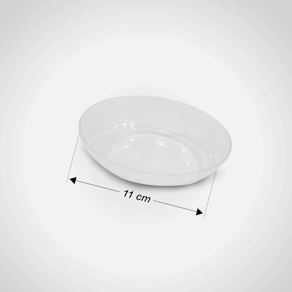 تك اوي/ طبق حلو مدور شفاف صنداي وسط