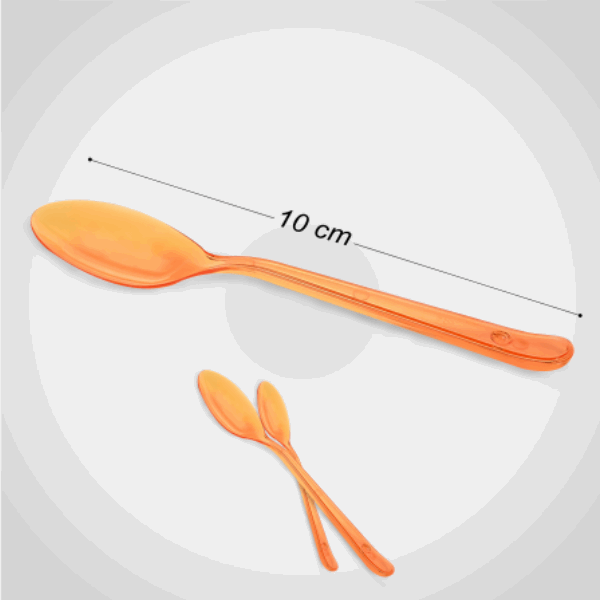 تك اوي/ ملعقه دولفين فسفوري*50ق