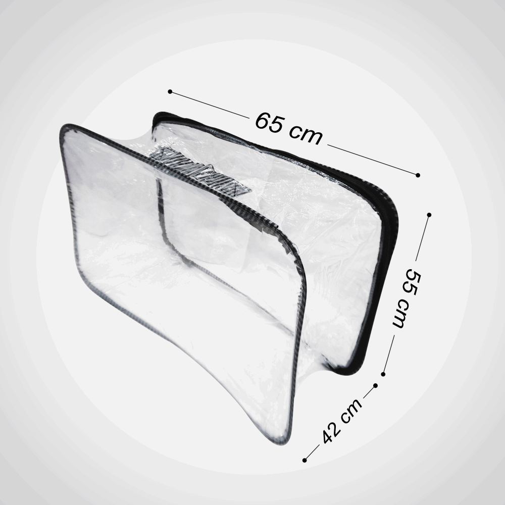 بلاستيك شنطه لحاف كبير رصاصي