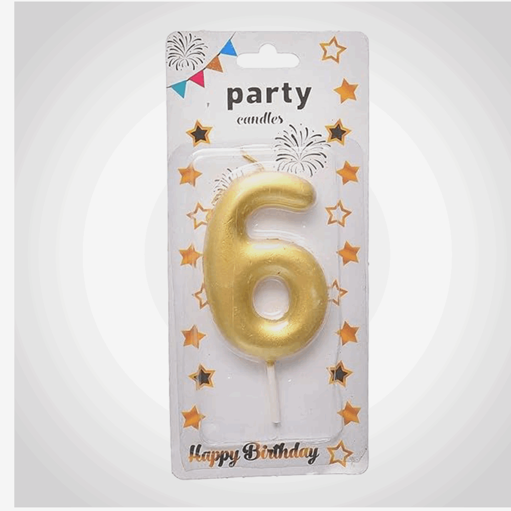 عيد ميلاد شمع ارقام مستورد