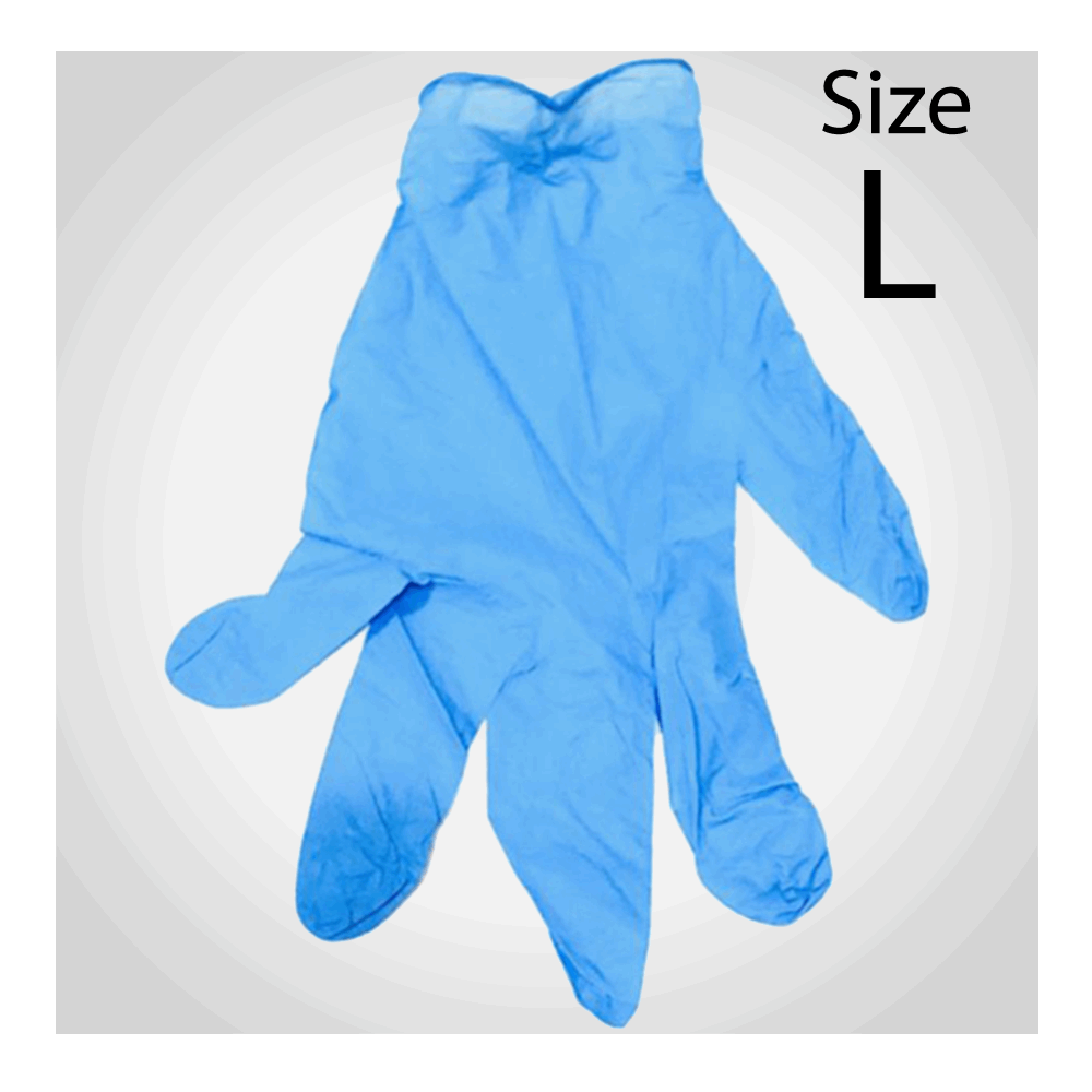 تك اوي/ جوانتي طبي ازرق نيتريل L