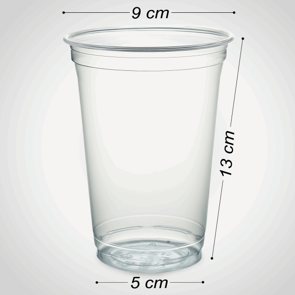 تك اوي/ كوب 16 اونز شفاف سمارت pet