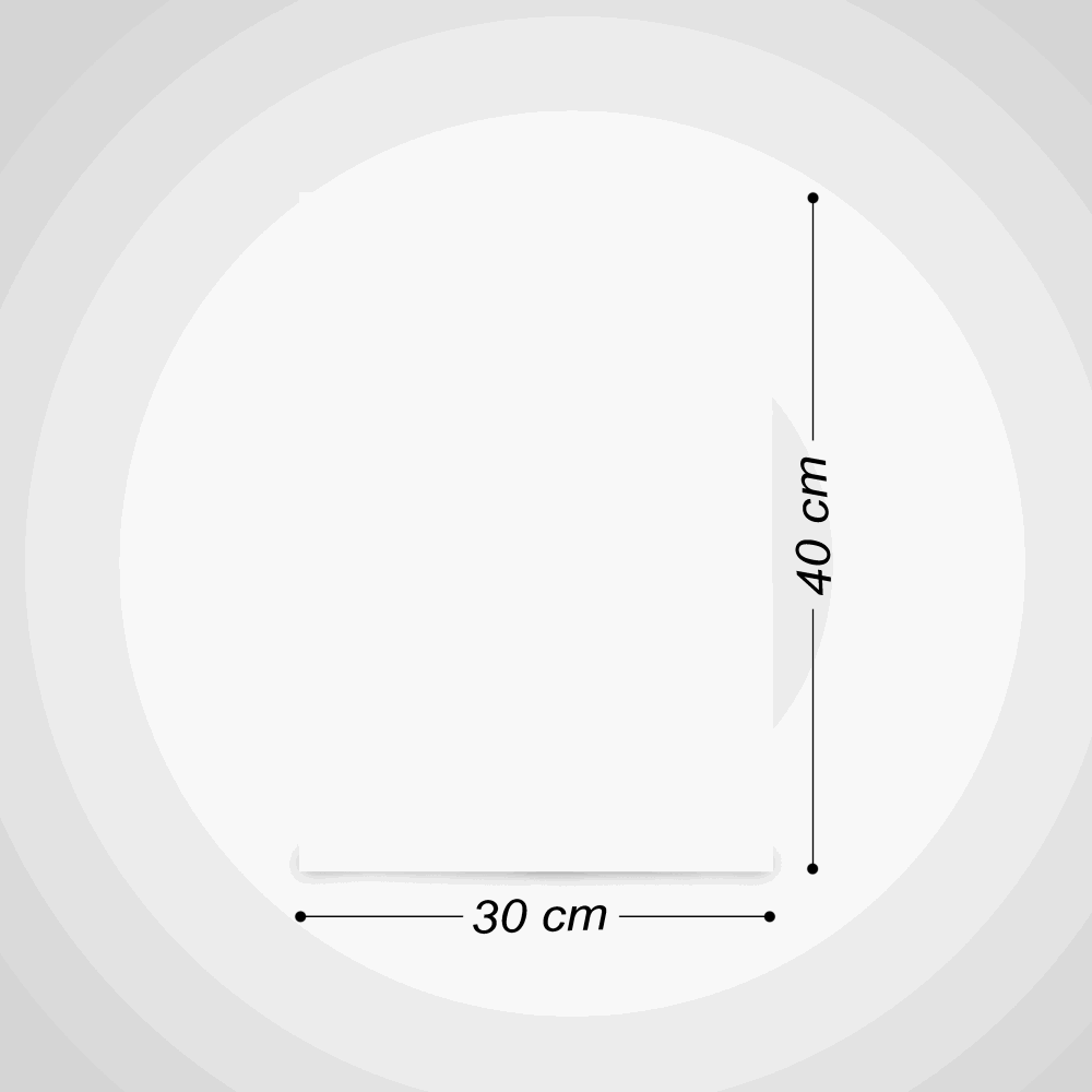 قماش شنط قماش 30*40 ابيض كلوه