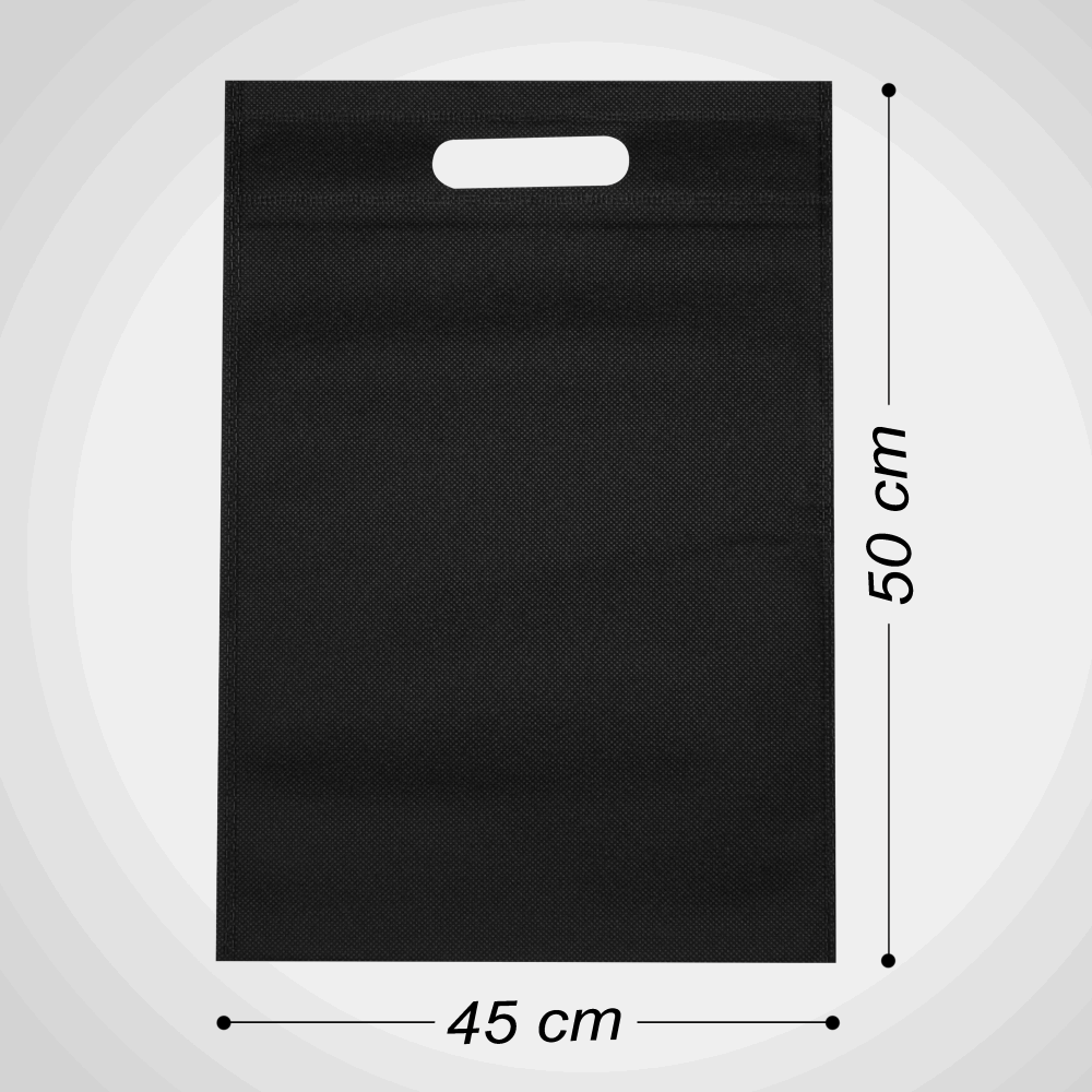 قماش شنط قماش 45*50 اسود كلوه