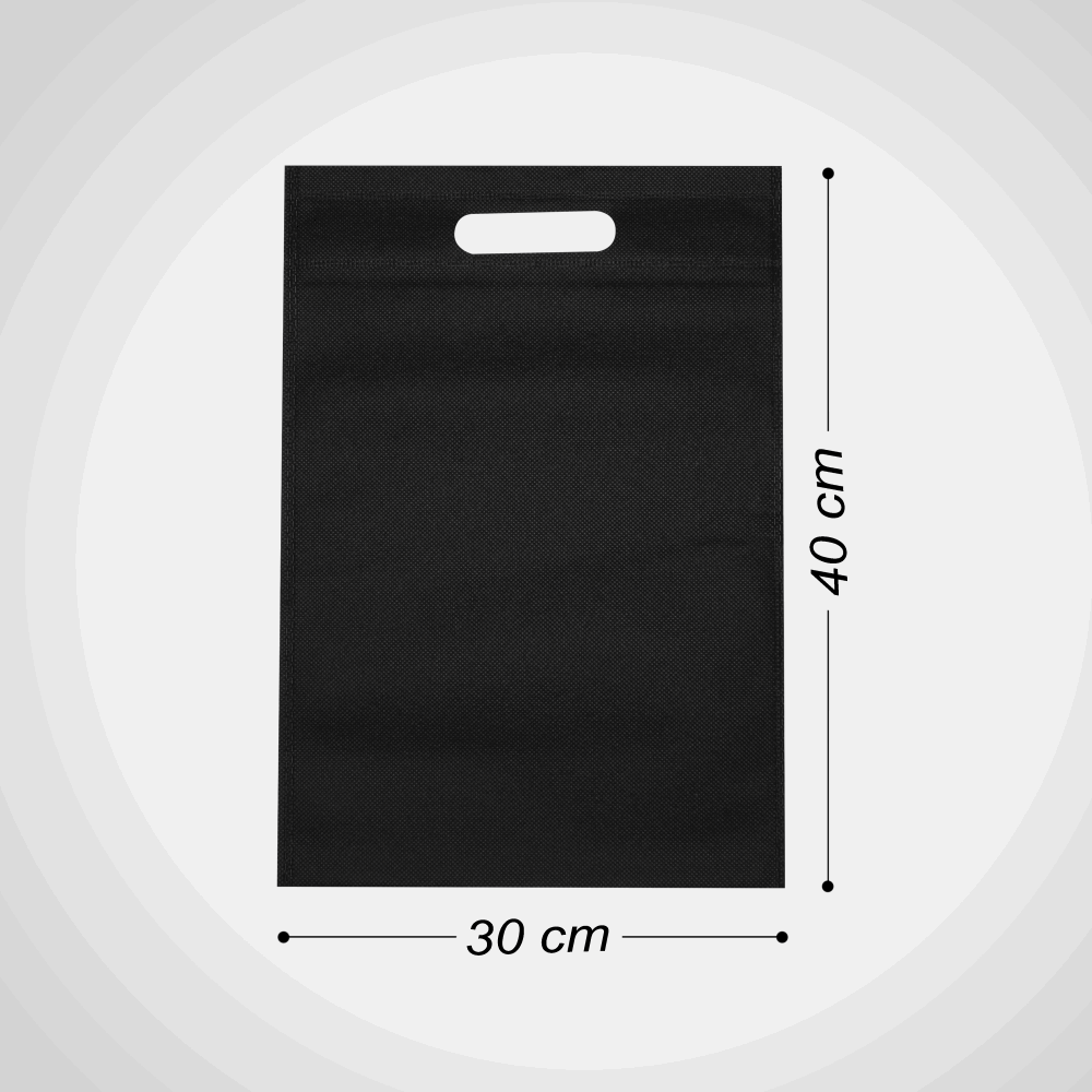 قماش شنط قماش 30*40 اسود كلوه