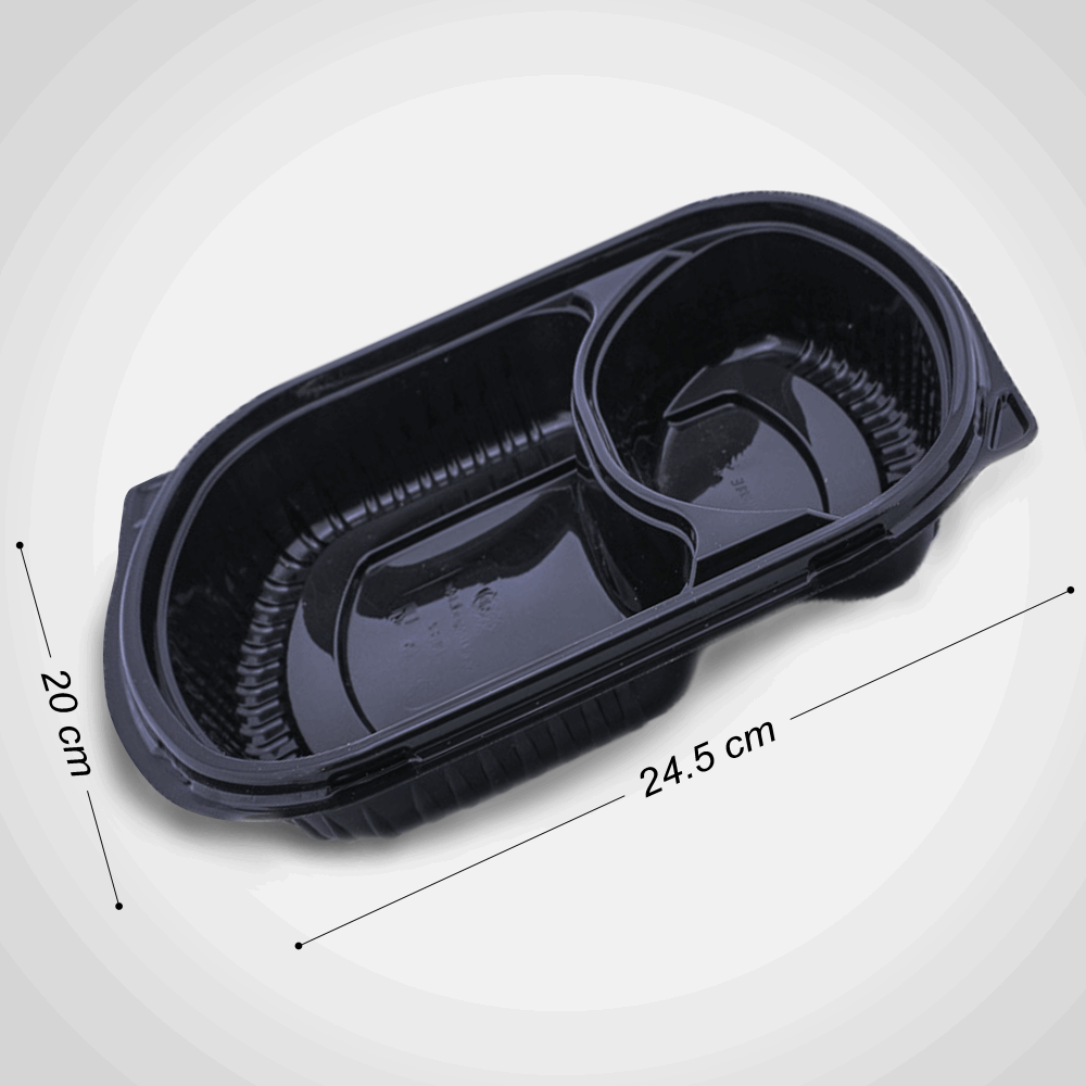 تك اوي/ عبوه وجبه 2 اثنين قطعه TIBA بالغطاء