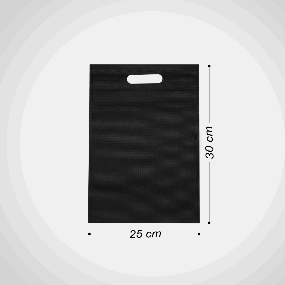 قماش شنط قماش 25*30 اسود كلوه