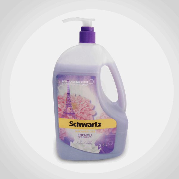 منزلى فلوري شاور جل 2.5 لتر برائحه عطور فرنسيه