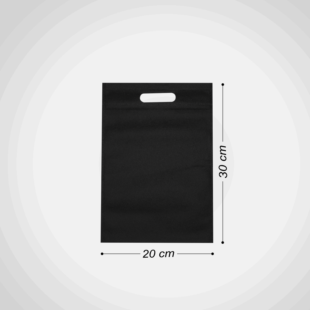 قماش شنط قماش 20*30 اسود كلوه