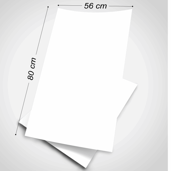منزلى ورق زبده سويدي ابيض 56*80