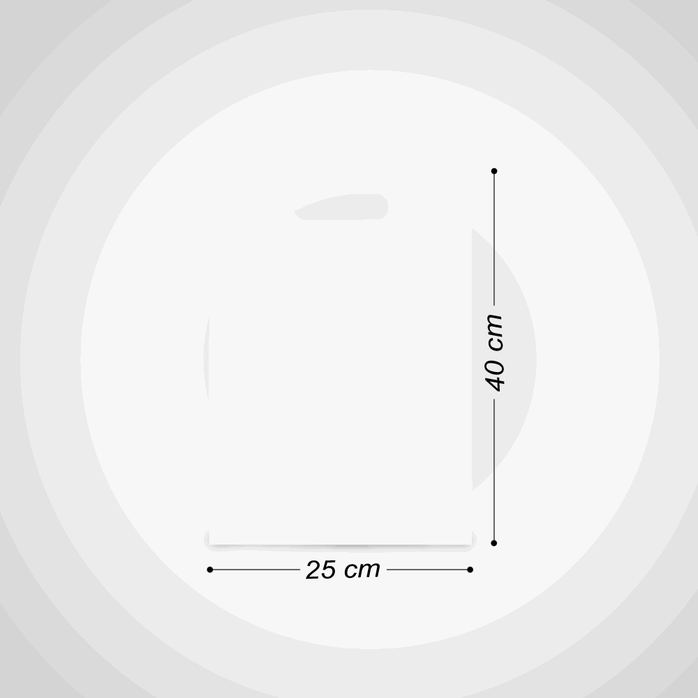 قماش شنط قماش 25*40 ابيض كلوه