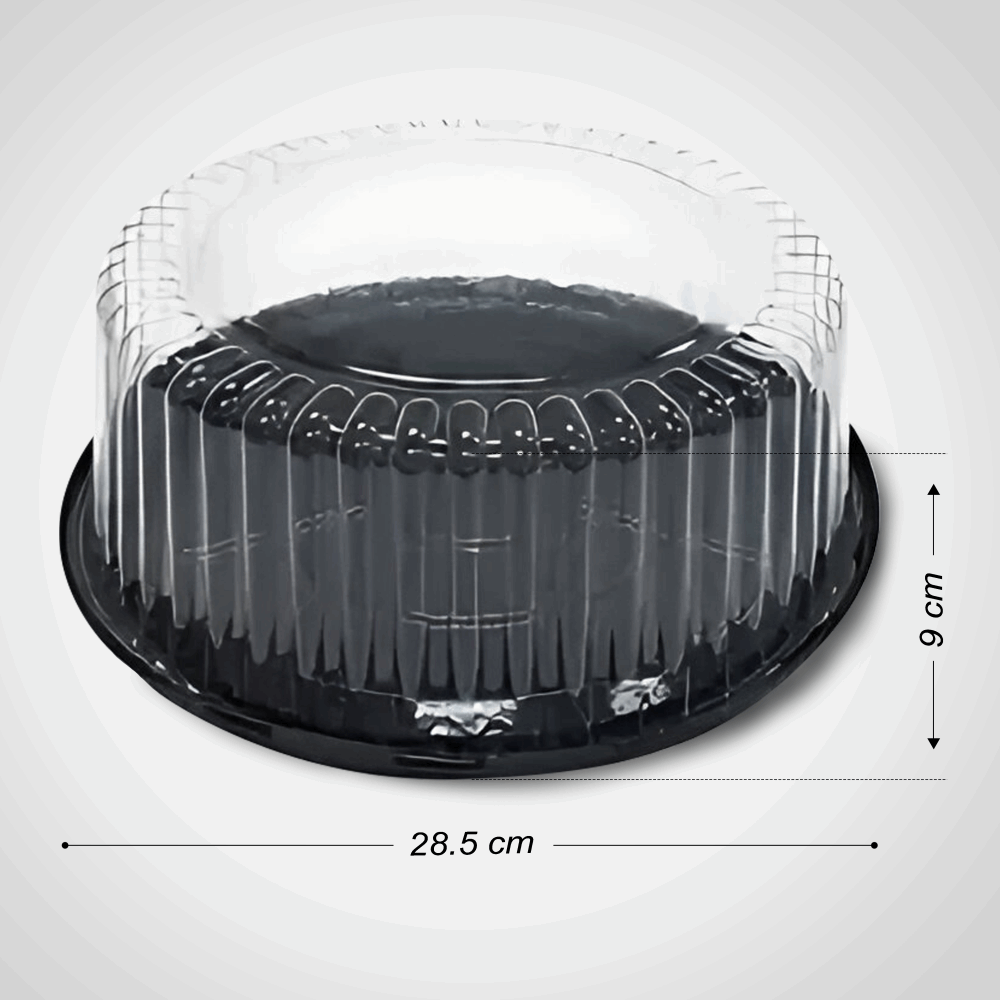 تك اوي/ عبوه تورته بالغطاء مدورة 28.5*9 سم