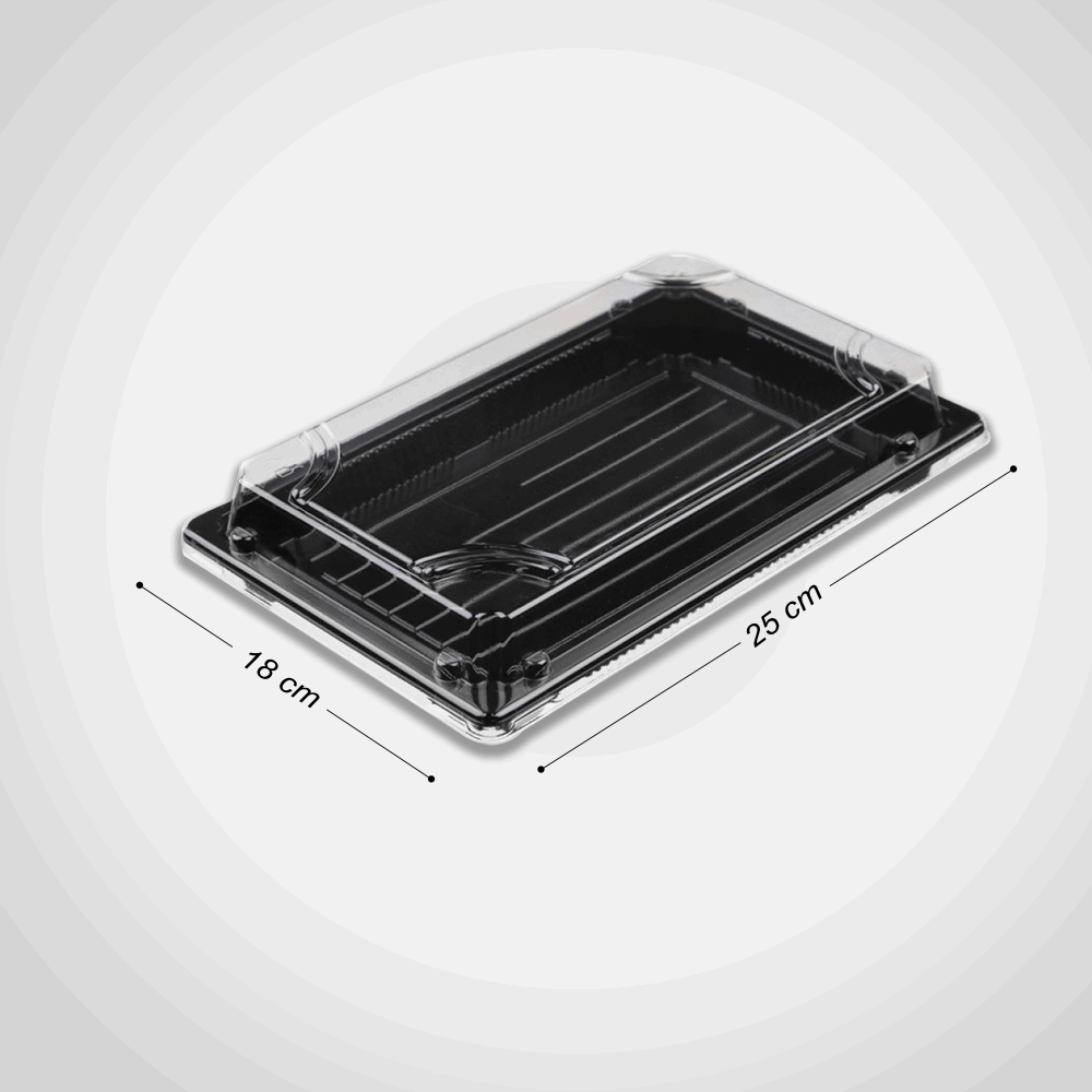 تك اوي/ عبوه سوشي بالغطاء 6 (185*260) PET