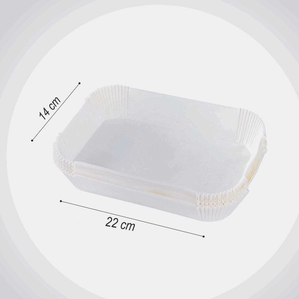 منزلى اير فراير ورق زبدة دائرى للقلاية الهوائية22*14 سم