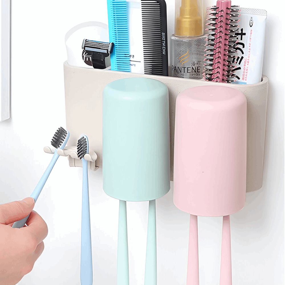 منزلى حامل فرش ومعجون اسنان ثلاثي ايكوكو 1615