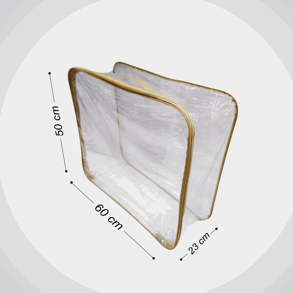 بلاستيك شنطه بطانيه شفاف سلك بيج