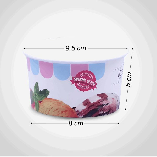 تك اوي/ كوب 2 بوله ايس كريم