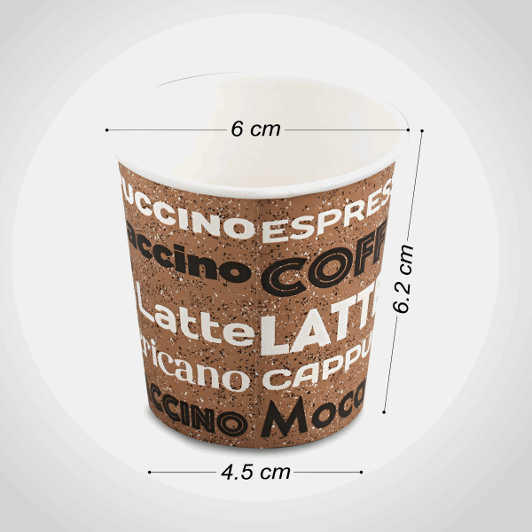 تك اوي/ كوب 4 اونز كرتون النور و رويال باك