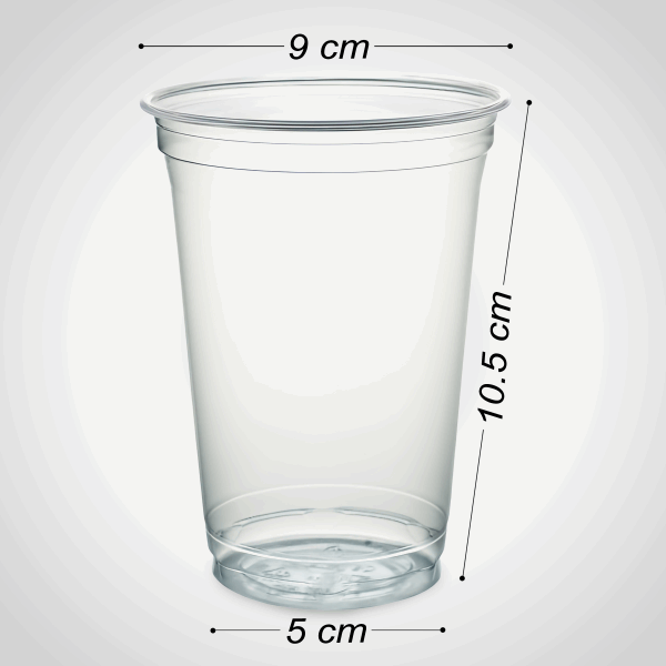 تك اوي/ كوب 14 اونز شفاف k