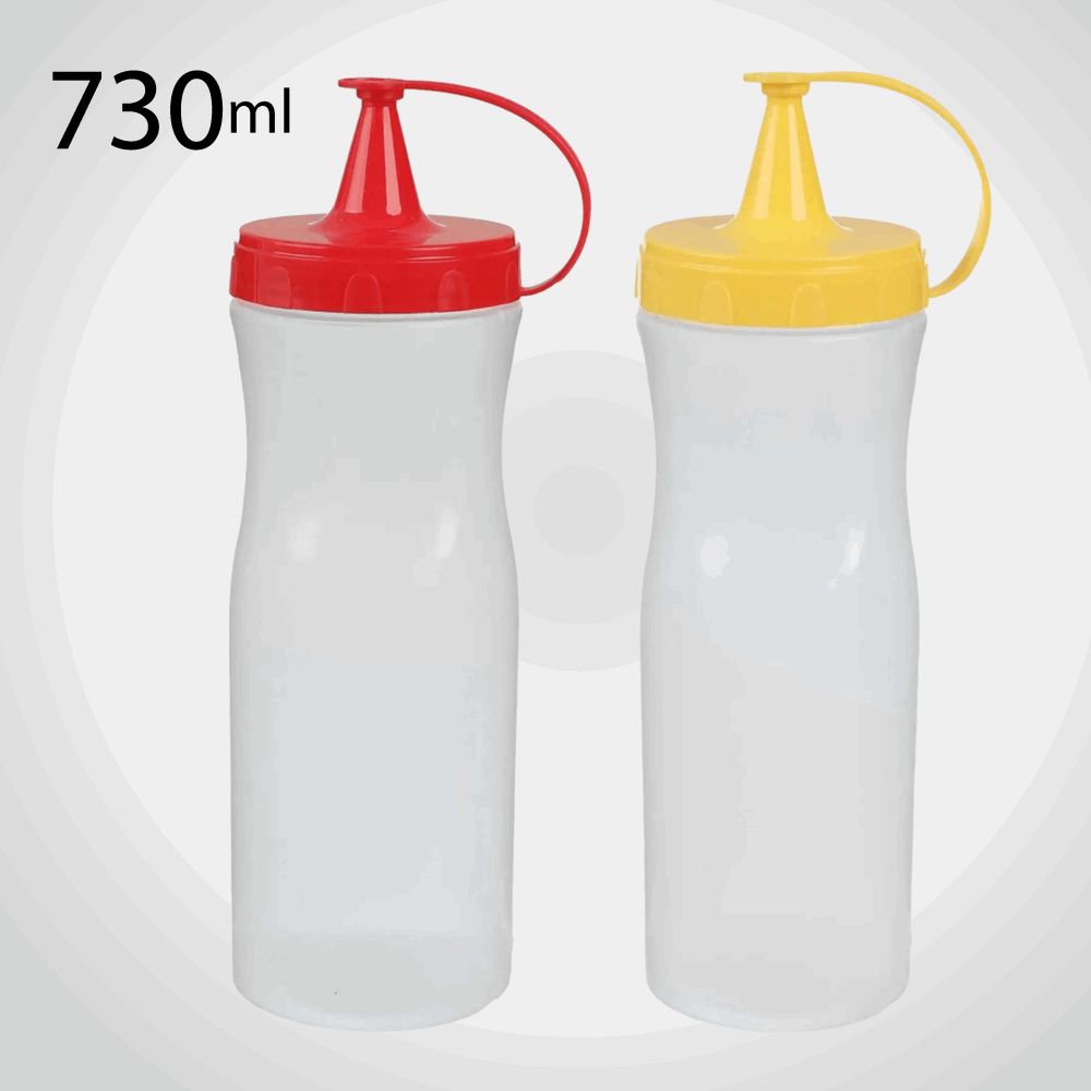 منزلى زجاجه كاتشب شفاف تركي 730 مل كبيره وينر 1301