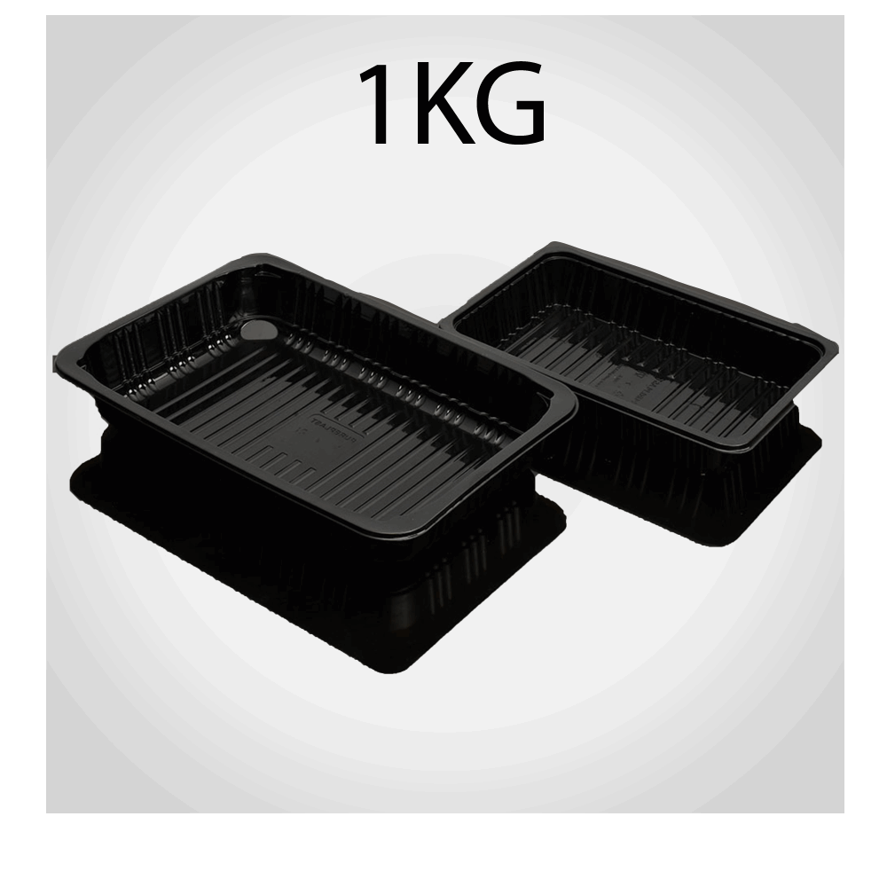 منزلى طبق 1كيلو مسطح اسود بيور