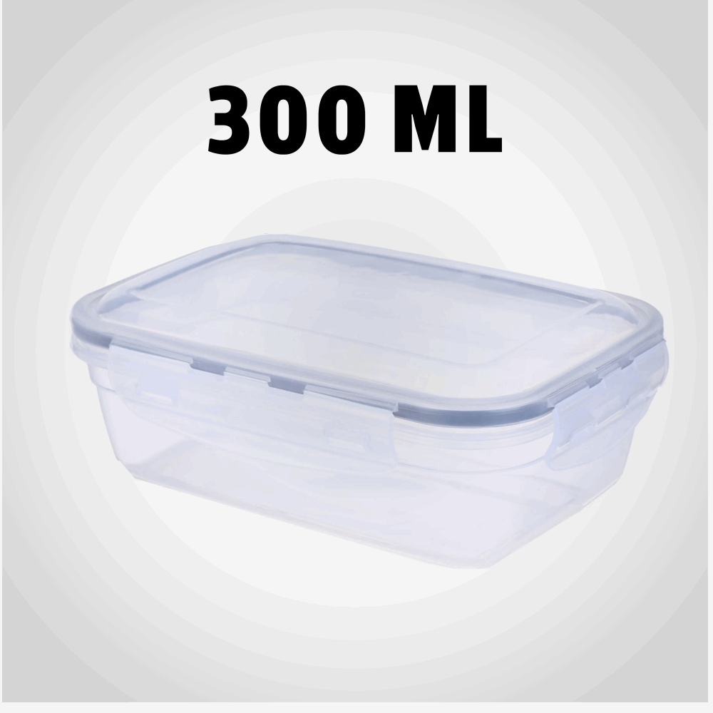 منزلى علبه ثلاجه كليب ستار مستطيل 300 مل