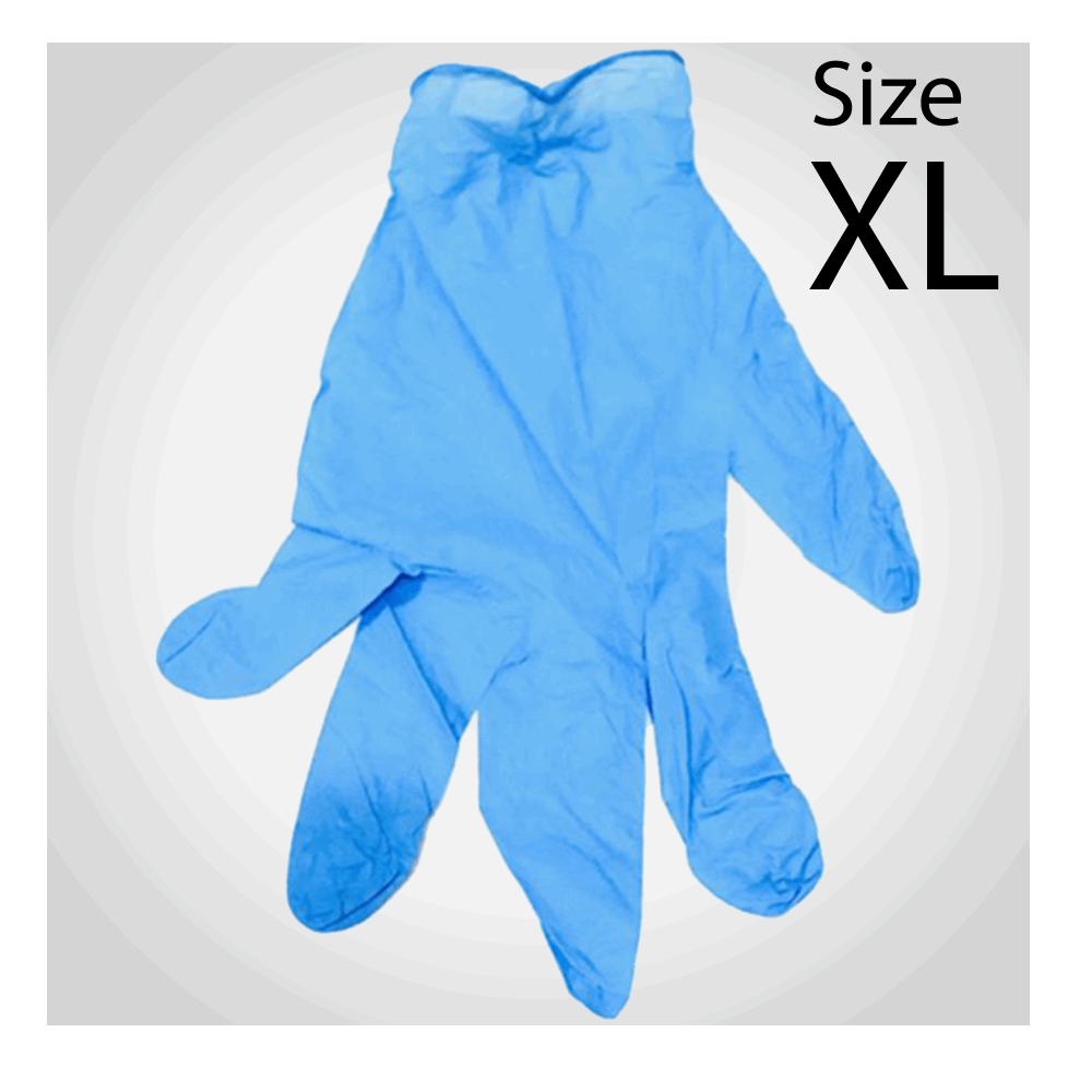 تك اوي/ جوانتي طبي ازرق نيتريل XL